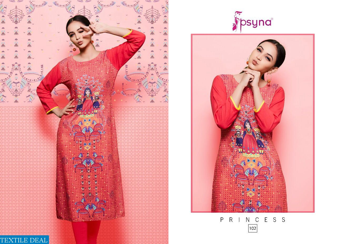 psyna princess vol-10 Wholesale ready made kurtis